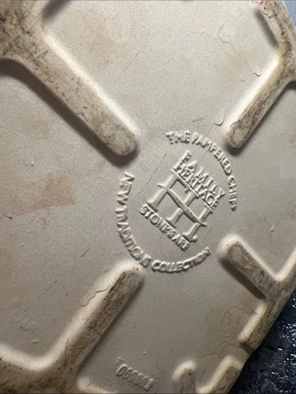 9x9 square baking stone by Pampered Chef. Seasoned ! Heritage Collection